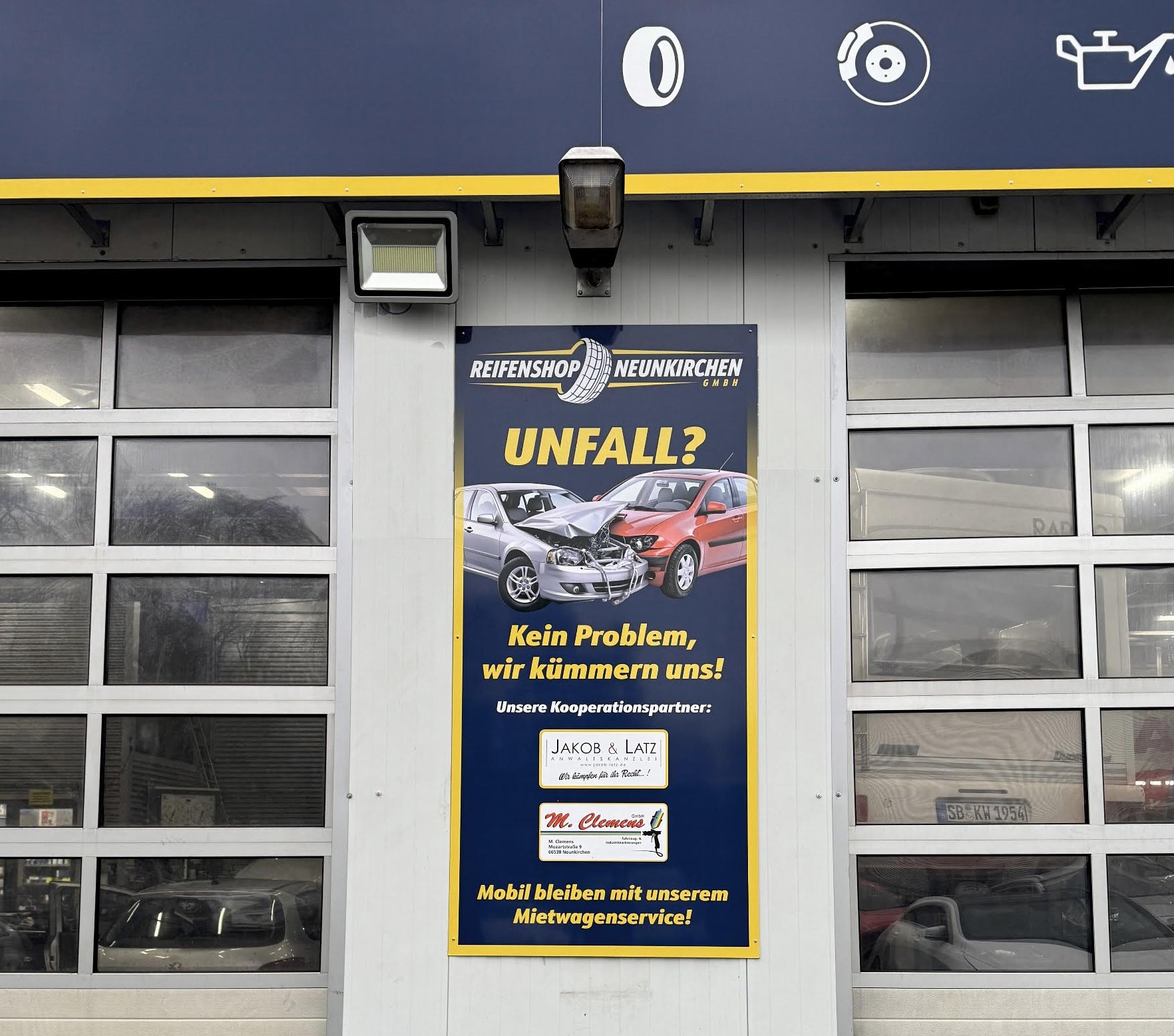 Werkstattansicht des Reifenshop Neunkirchen