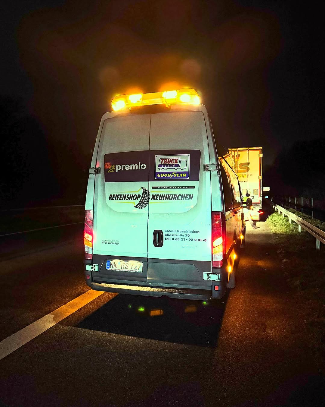 Reifenshop Neunkirchen im Einsatz vor Ort